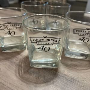 Forty Creek Whisky glasses- set of 5